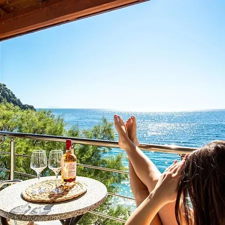 Potam'Sea Bliss 38- Beach Front, Sun Beds & Parking Himara Zewnętrze zdjęcie